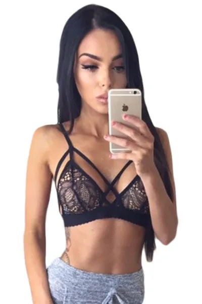 Strappy Harness Bralette Bra