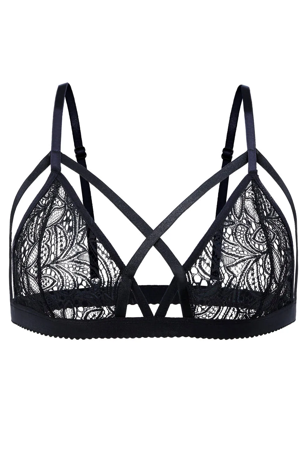 Strappy Harness Bralette Bra