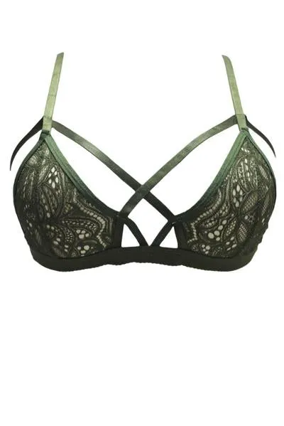 Strappy Harness Bralette Bra