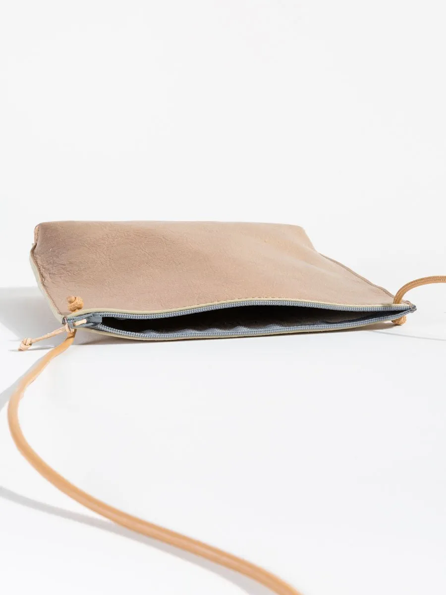 strappy pouch - rose gold
