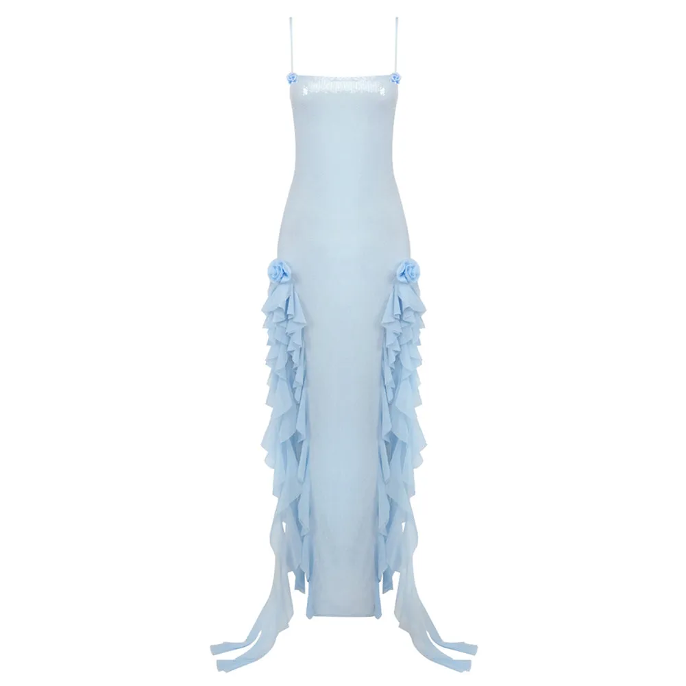Strappy Sleeveless Sequins Dress BD2461