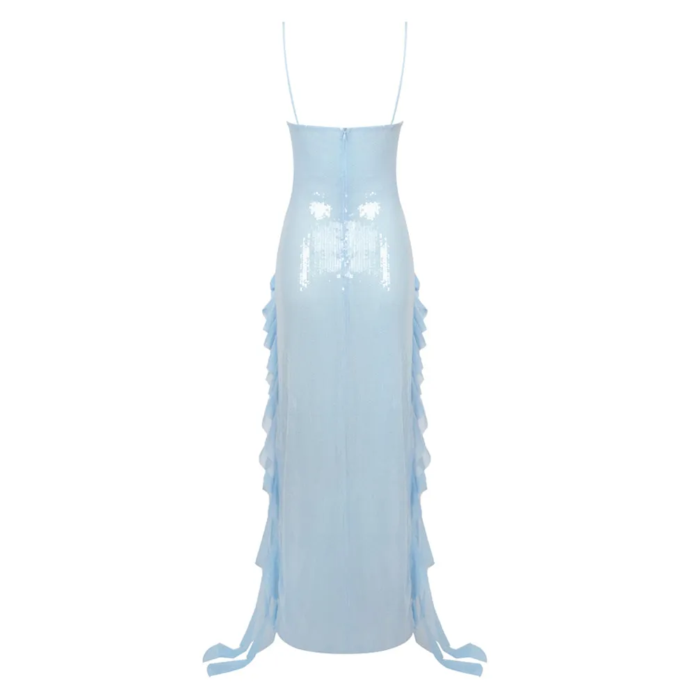 Strappy Sleeveless Sequins Dress BD2461