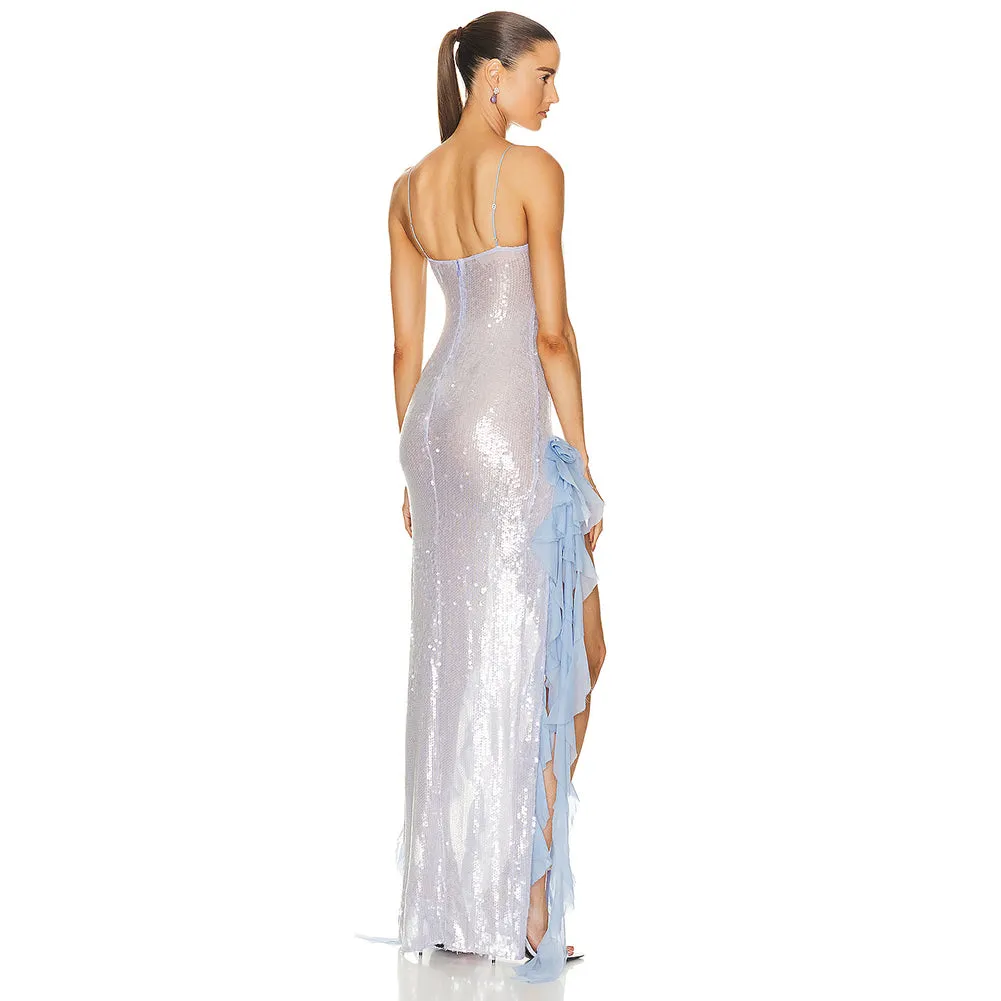 Strappy Sleeveless Sequins Dress BD2461