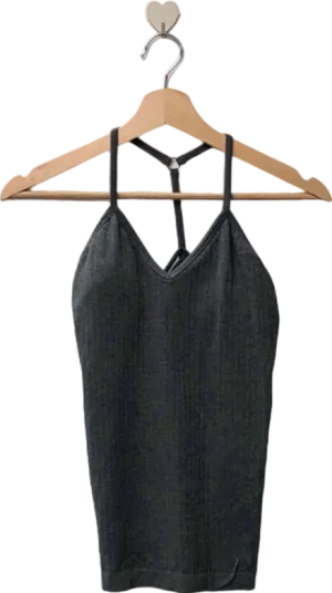 Sweaty Betty Grey Strappy Tank Top UK S