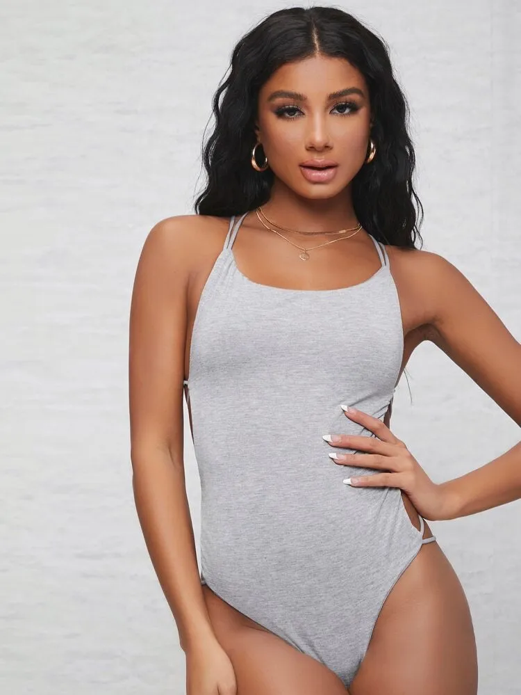 Taina Open Back Bodysuit
