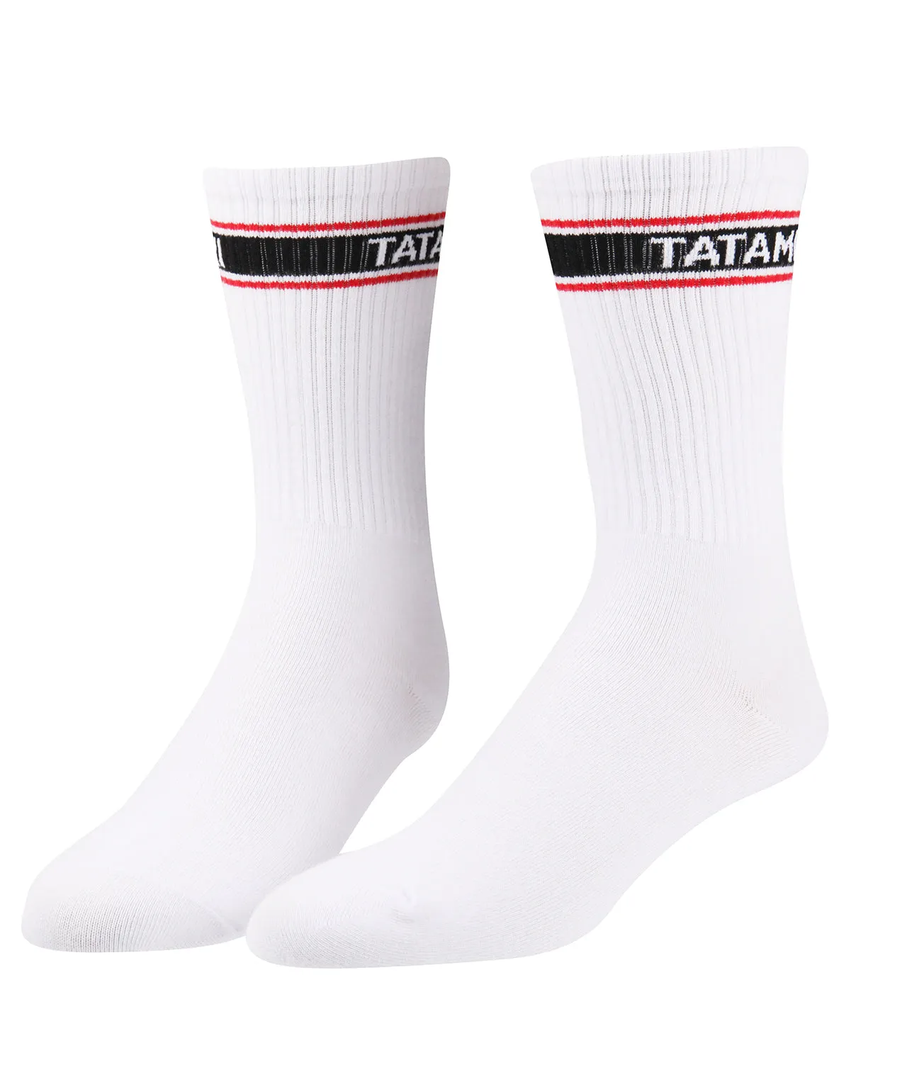 Tatami Crew Socks (2 Pack) - White