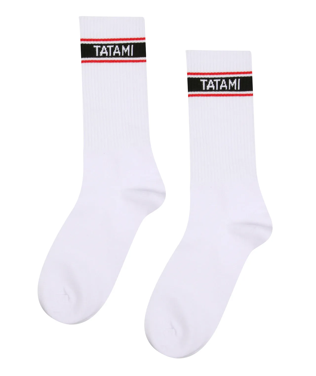 Tatami Crew Socks (2 Pack) - White