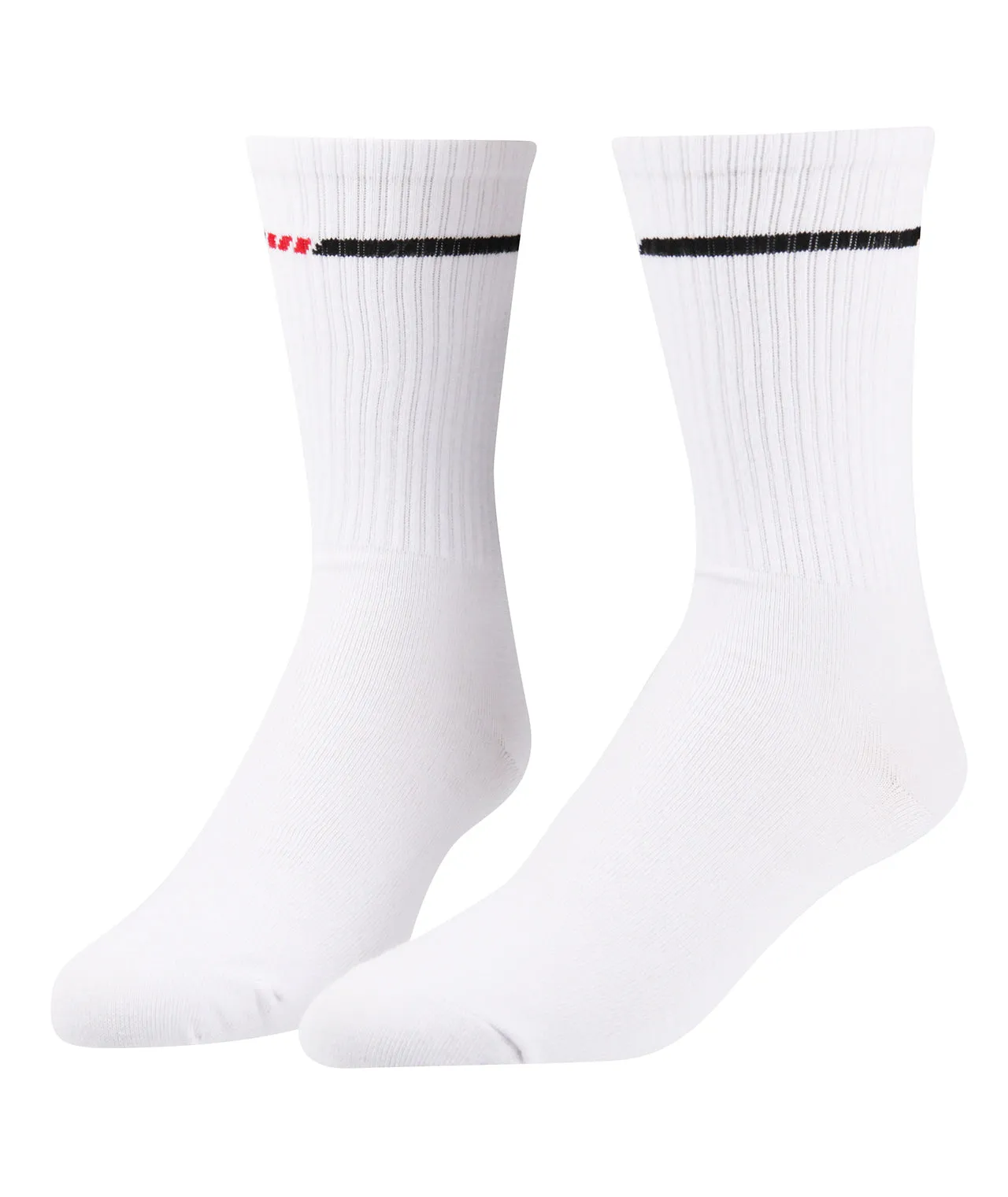 Tatami Crew Socks (2 Pack) - White