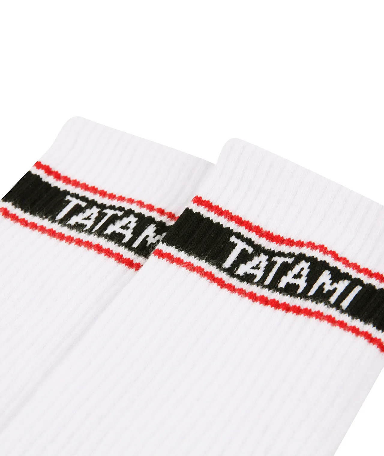 Tatami Crew Socks (2 Pack) - White