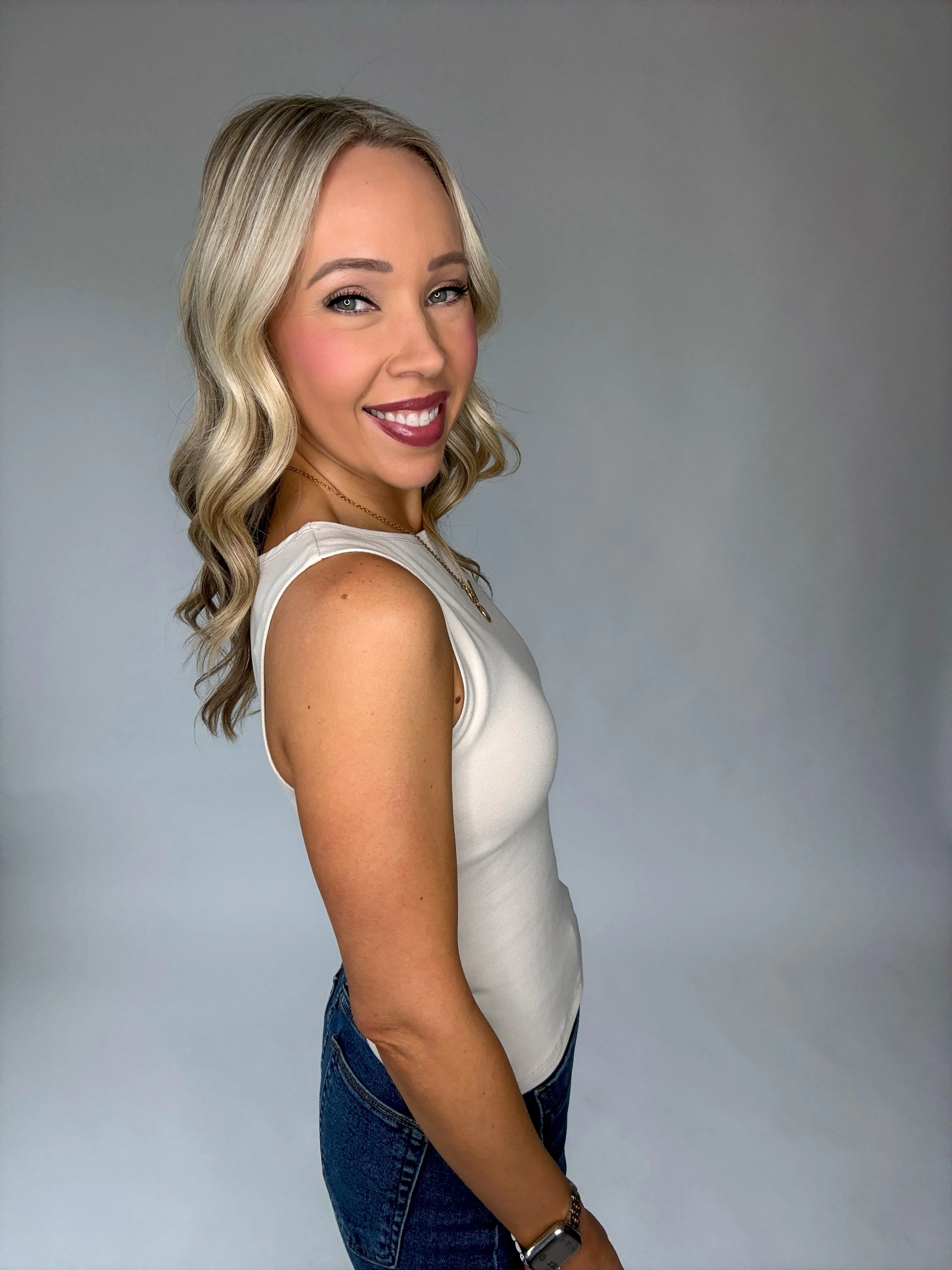 The Sidney Top - Beige