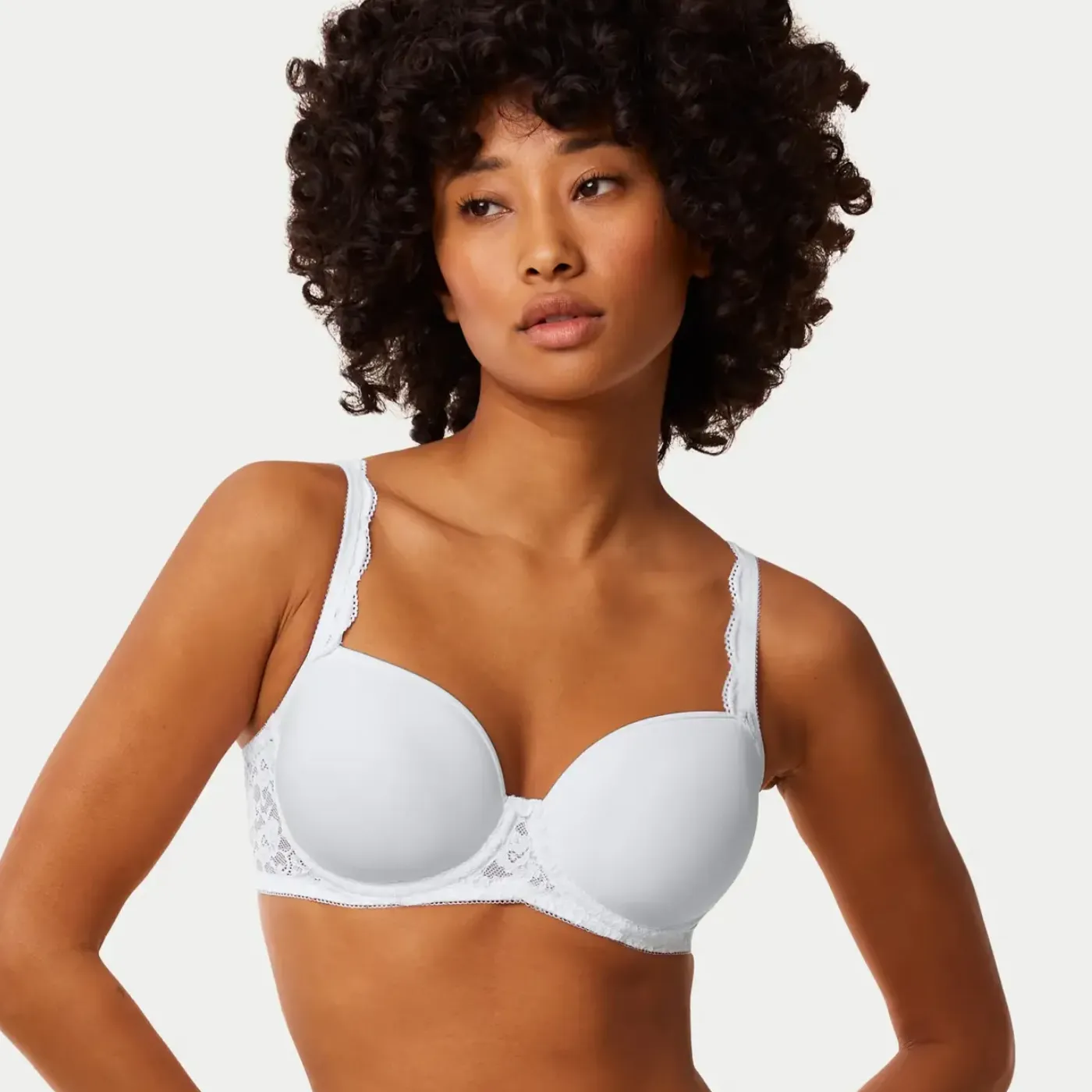 Triumph Amourette Wired Padded Bra | White