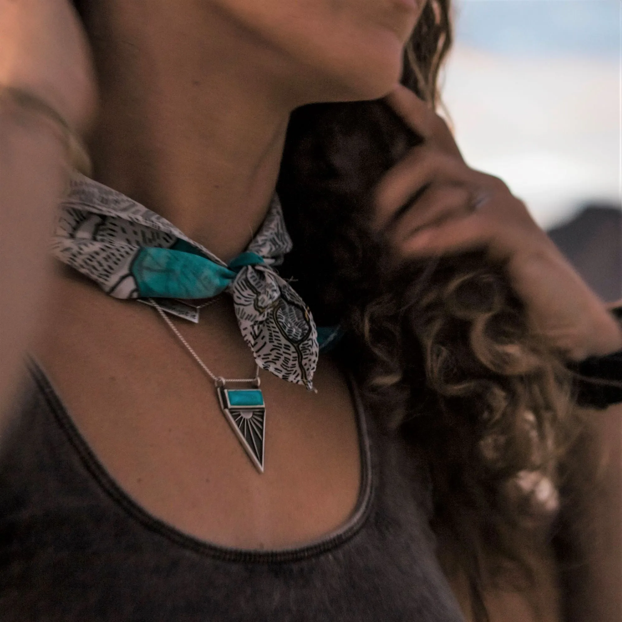 Turquoise Sunrays
