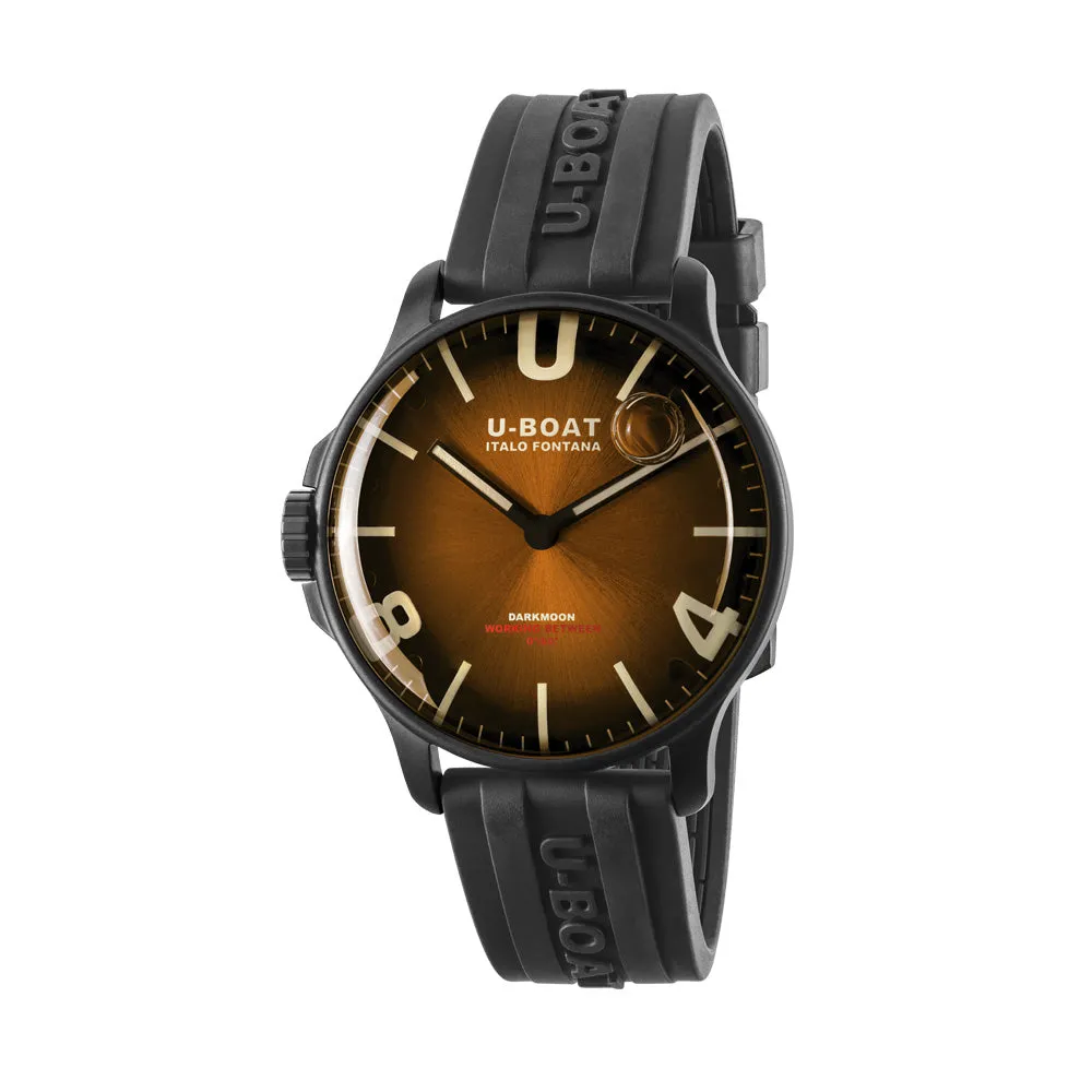 U-Boat Men's Black Tone Case Brown Dial Quartz Watch