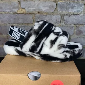 UGG Fluff Yeah Slides Kids- Marble