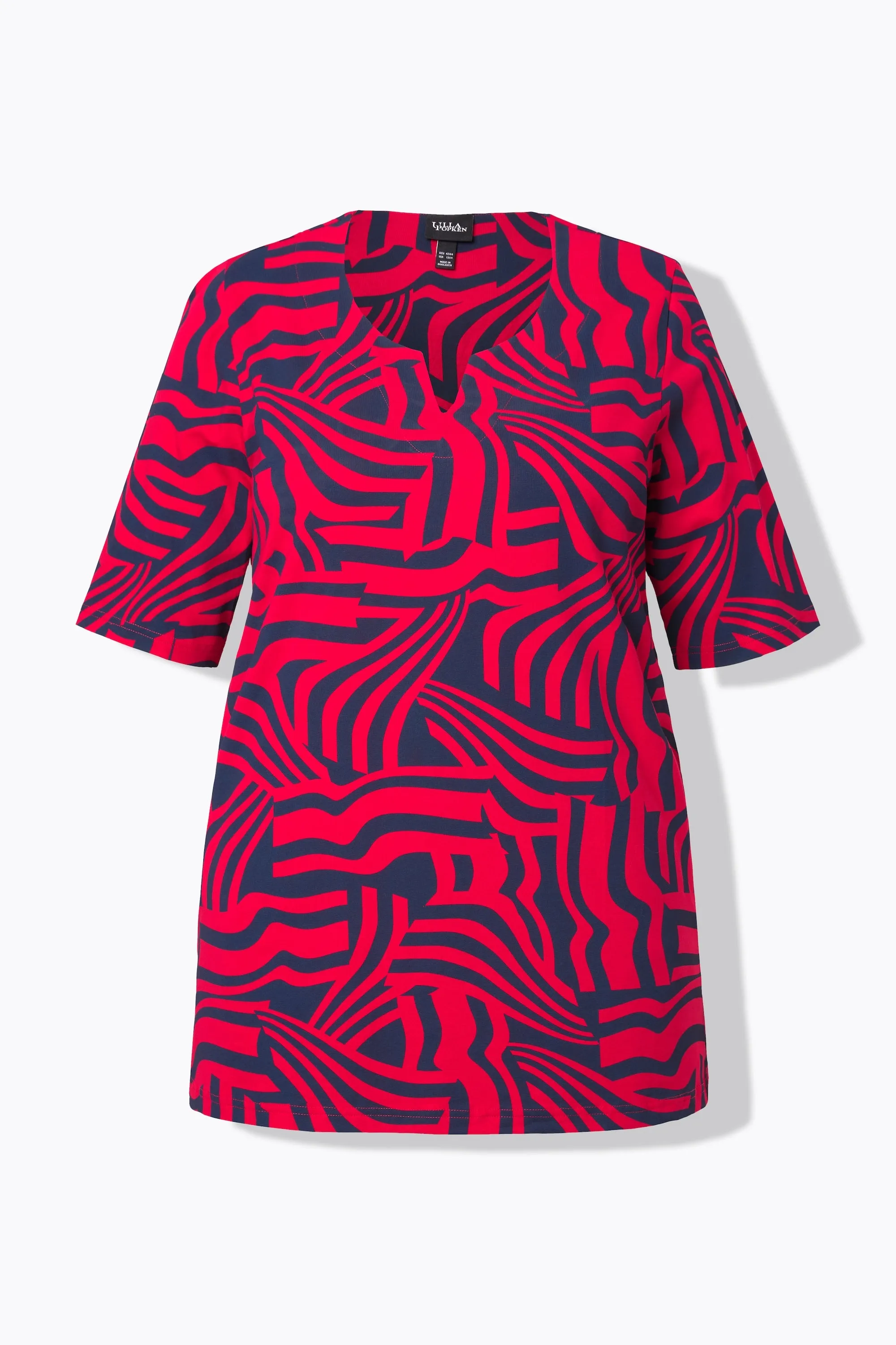 Ulla Popken Tunic Shirt in Red