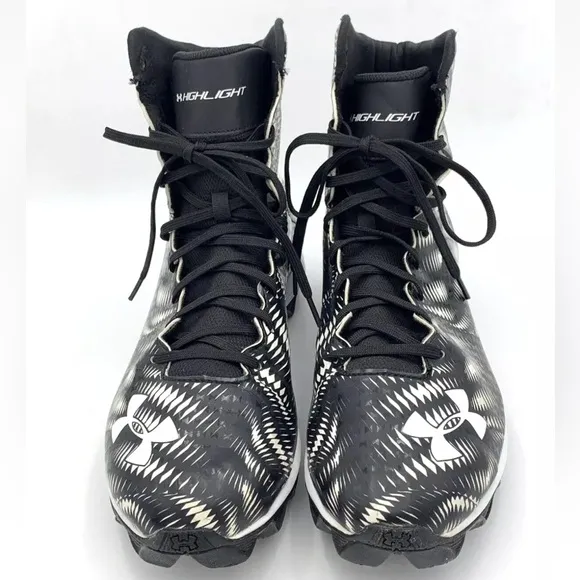 Under Armour Highlight RM Clutchfit Football Cleats 1258027-011 Men's Size 13
