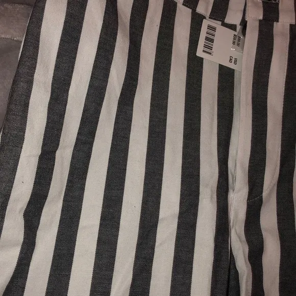 Urban outfitters stripped linen stretchy pants