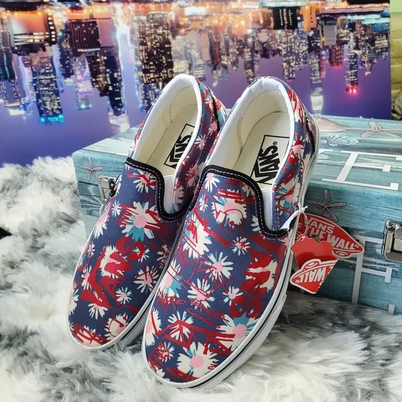 Vans Crew Floral 💐🌼 Classic Slip-on (CL)