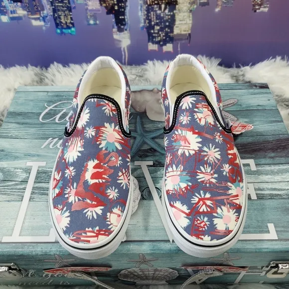 Vans Crew Floral 💐🌼 Classic Slip-on (CL)