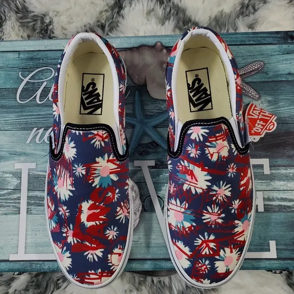 Vans Crew Floral 💐🌼 Classic Slip-on (CL)