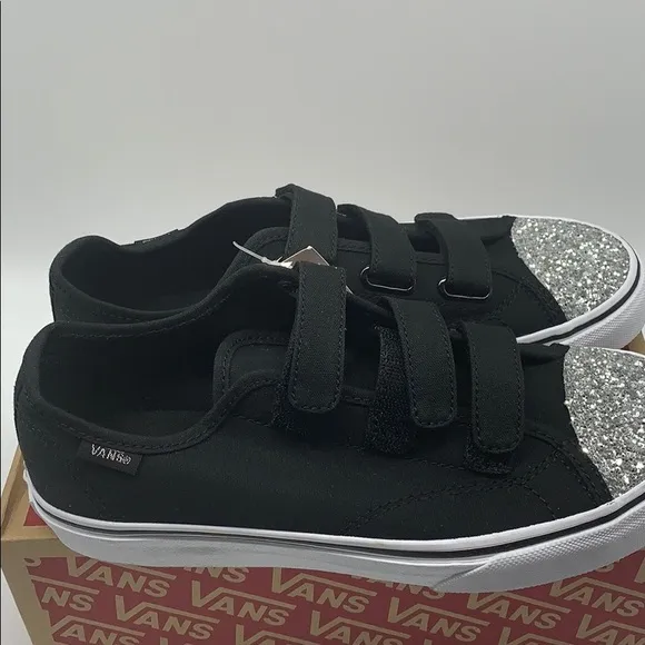 Vans shoes Kids 23V  Glitter Toe Size 6