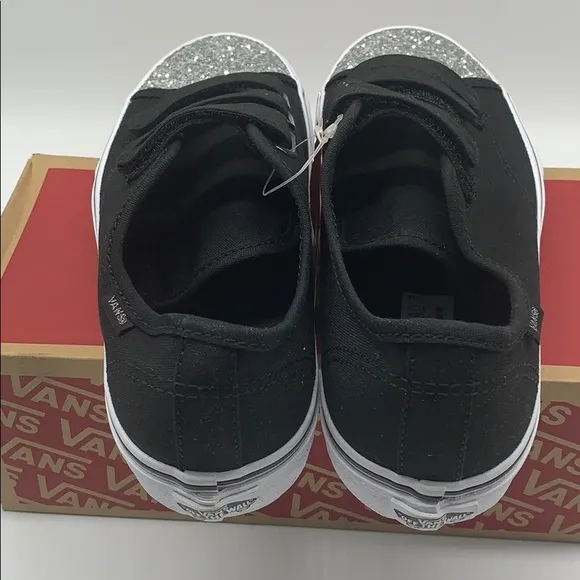 Vans shoes Kids 23V  Glitter Toe Size 6