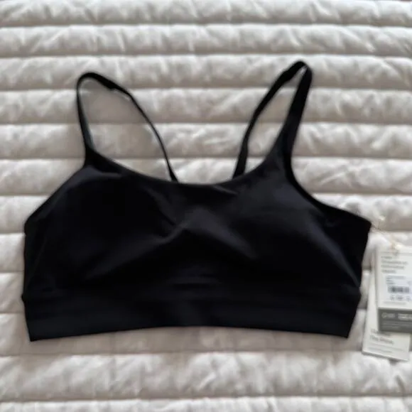 Vuori Yosemite Longline Sports Bra, Black, Sz Large, NWT