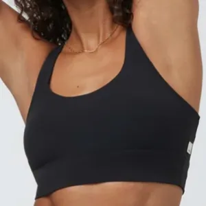 Vuori Yosemite Longline Sports Bra, Black, Sz Large, NWT