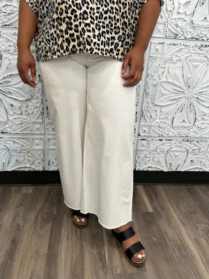 Wide Leg Woven Drawstring Pant