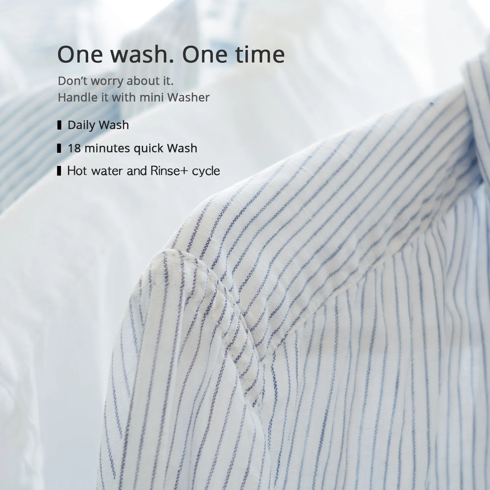 WNP Mini Wall Mounted Washing Machine 2.5KG - WHITE or SILVER