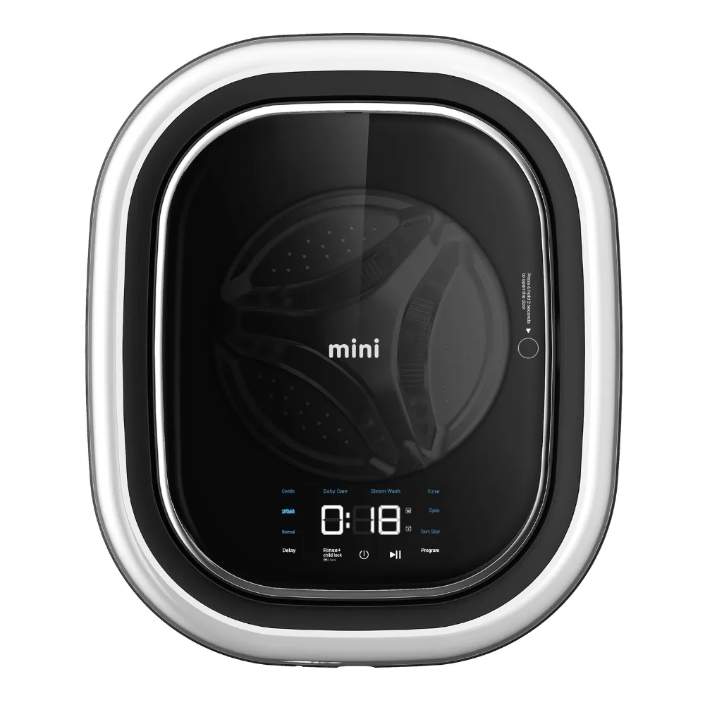 WNP Mini Wall Mounted Washing Machine 2.5KG - WHITE or SILVER