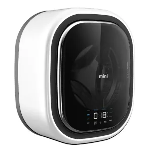 WNP Mini Wall Mounted Washing Machine 2.5KG - WHITE or SILVER