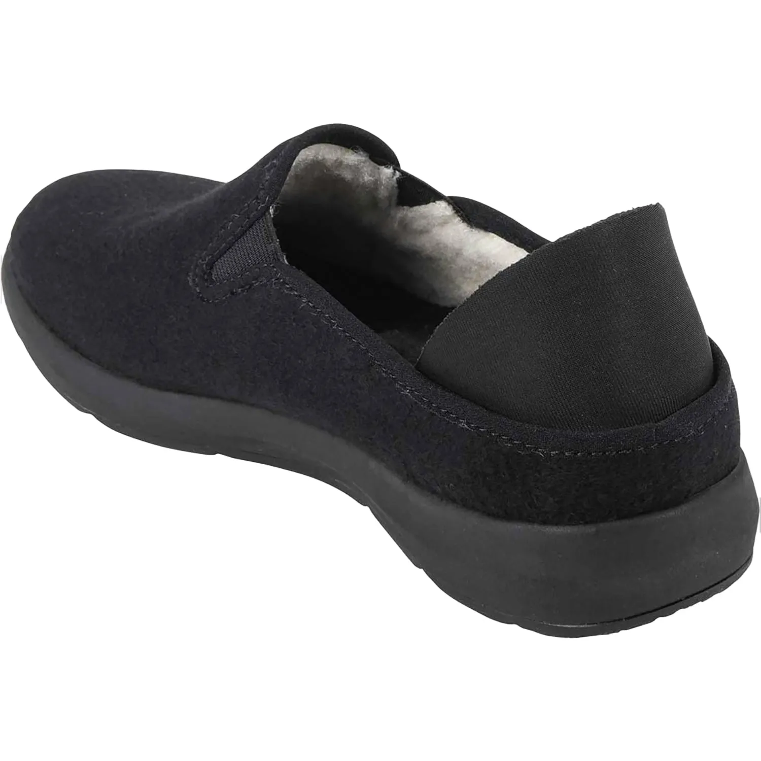 Women's Earth Guru Black Wool