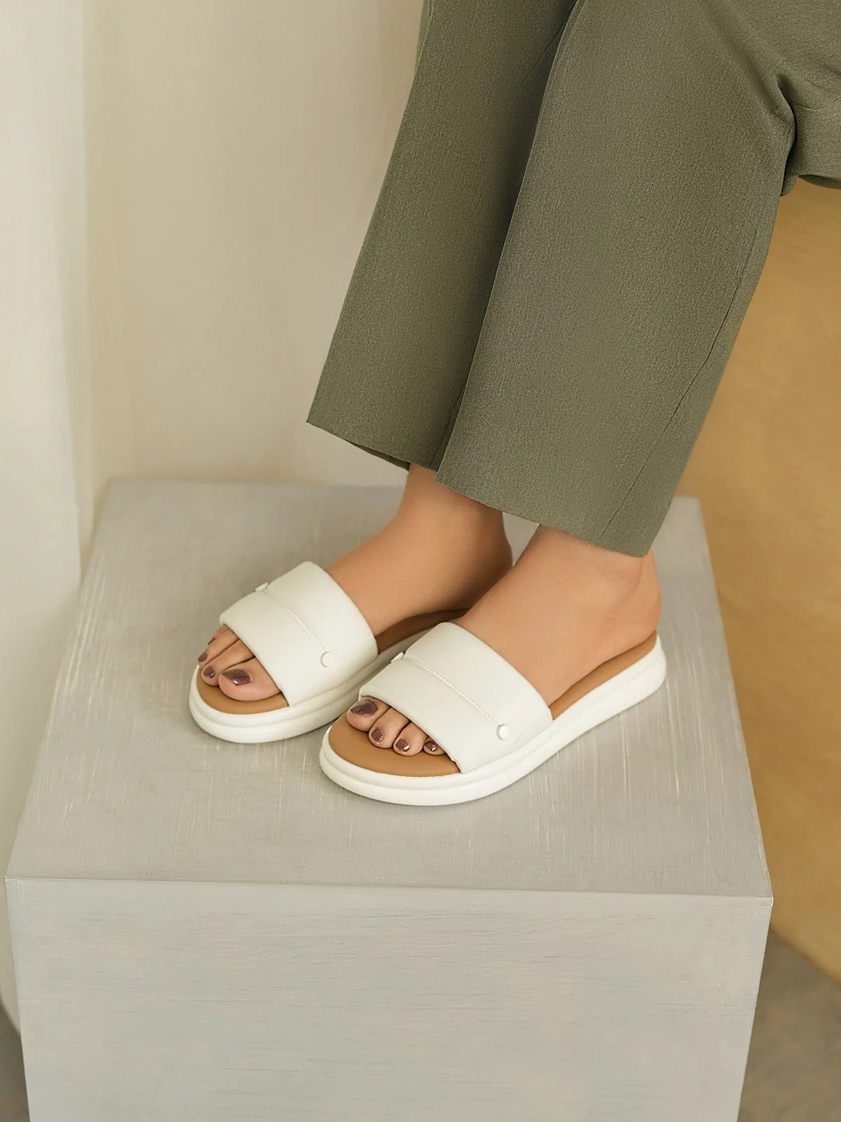 Womens "BARDOT" Super Soft Casual Slippers