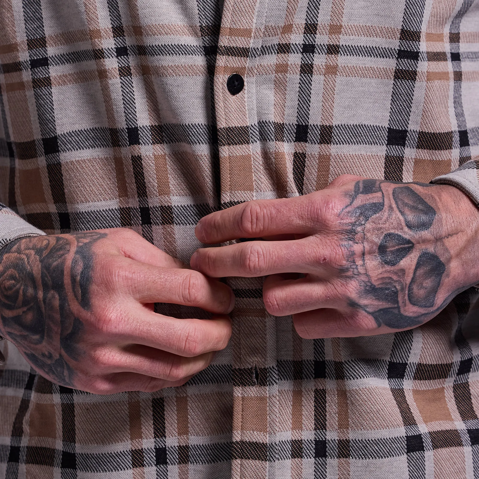 Woodsman Stretchy Flannel (Brushwood)