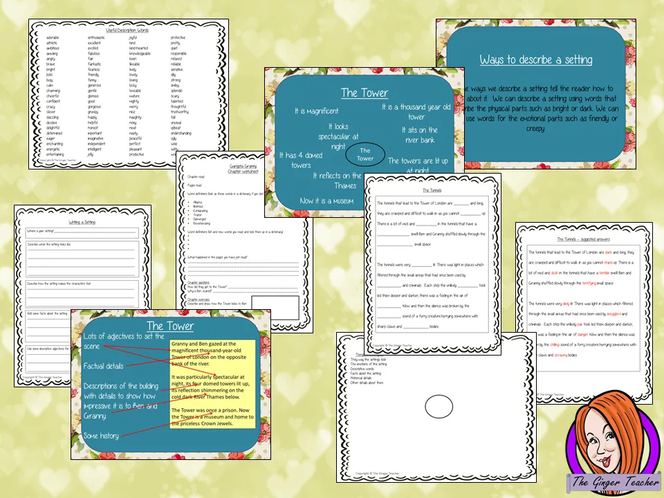 Writing Story Settings Lesson – Gangsta Granny